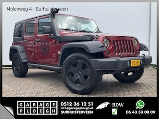 Jeep Wrangler Unlimited 3.8 Sport Sahara 5-deurs Airco Cruise Snorkel Uitstraling!