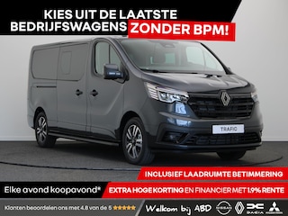 Renault Trafic 2.0 dCi EDC 170pk T29 L2H1 Extra DC | Anniversary | Sidebars | Zwarte logo's | Glasslook |