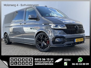 Volkswagen Transporter 6-Pers 2.0 TDI L2H1 DC 28 Highline Leer Cam Trekhaak Lang Multivan Caravelle Bulli 6 Persoons