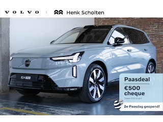 Volvo EX90 Twin Motor Ultra 7p. 111 kWh | Direct leverbaar | Panoramadak | Verwarmbare voorstoelen en achterbank | Stuurwielverwarming | Luchtvering | Apple carplay/Android auto | 360° parkeercamera | Parkeerverwarming |