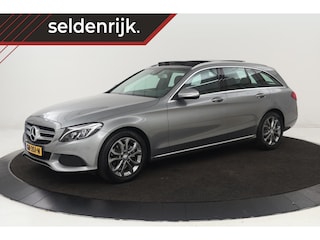 Mercedes-Benz C-klasse 180 Avantgarde | Panoramadak | Stoelverwarming | Trekhaak | Navigatie | Half leder | Full LED | Park Assist | Dodehoek detectie