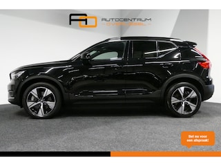 Volvo XC40 Recharge P8 AWD R-Design / Orig. Nederlands / Stoelverwarming / Apple Carplay - Andriod Auto / Stuurwiel verwarming / Ambienteverlichting / Leder/alcantara bekleding / High Performance Sound / Adaptive Cruise Control / Full LED / 19'' LMV / Grootlicht Assistent / Dodehoekdetectie / Trekhaak (zwenkbaar)
