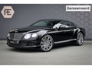 Bentley Continental 6.0 W12 Speed | ADAPTIVE CRUISE | STOELKOELING/VERWARMING/MASSAGE | STUURWIELVERWARMING | LUCHTVERING | 21" | LEDEREN HEMEL BEKLEDING | CAMERA | DUBBEL WARMTEWEREND GLAS | KEYLESS |