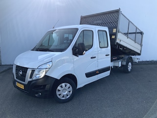Nissan NV400 2.3 dCi L3H1 Dub Cab 3 Zijde Kipper Airco Bakmaat L.310/B.202/H.120 7 Zits Euro 6