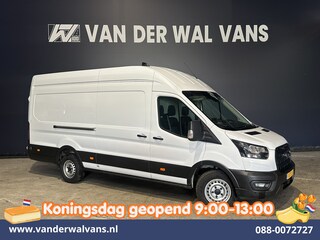 Ford Transit 2.0 TDCI 131pk L4H3 Jumbo Euro6 Airco | Camera | Navigatie | Cruisecontrol | Parkeersensoren | Apple Carplay Android Auto, Bijrijdersbank, 2800kg trekvermogen