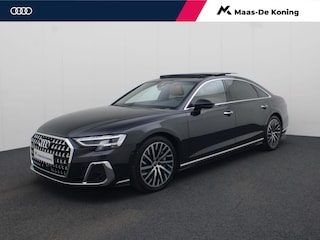 Audi A8 60 TFSIe 340kW/462PK quattro Limo Lang · Panoramadak · Leder · Rondom zichtcamera · Garantie tot januari 2027 of 100000km.