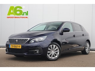 Peugeot 308 1.5 BlueHDi Blue Lease Premium 131PK Panoramadak Keyless Full LED Navigatie Achteruitrijcamera Clima Cruise Carplay Android 16 inch LMV