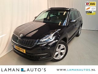 Skoda Kodiaq 1.5 TSI 150pk DSG Limited Business Edition 7P Aut. | Open dak Halfleder CarPlay Trekhaak Canton ECC Navi LED ACC 19" LMV Camera BLIS Metallic | Voorschoten