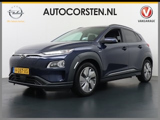 Hyundai Kona EV 64kWh 204pk Premium Leer Elektr.Schuif-K-dak Apple Carplay Android Navi Camera Elektr.Stoelen+Verwarmd+Ventilatie-koeling ! Adaptive Cruise/Stop&Go Zelfsturend MultMedia Led Keyless Dab+ Premium 484km actieradius WLTP !! Heerlijke, sterke FEV , Enorm Efficient en grote accu! 444km wltp range 48.000 nieuw  Orig.NLse auto krachtige motor met 395Nm koppel / 204pk