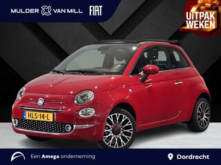 Fiat 500 Cabio RED 1.0 Hybrid 70pk | NAVI | CLIMA | DAB+ | 16" LM-VELGEN | APPLE CARPLAY / ANDROID AUTO |
