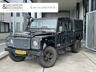 Land Rover Defender 2.4 TD 130" S Crew Cab | UNIEK! | AIRCO | TREKHAAK | STOELVERWARMING | DIFFERENTIEEL BLOKKERING | RADIO/CD SPELER