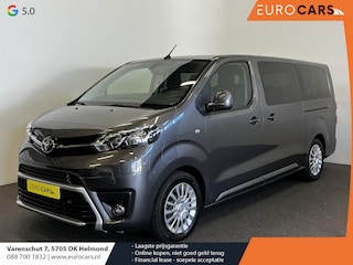 Toyota Proace Long Extra Range Cool 75 kWh 9 pers. Navigatie Apple Carplay/Android Auto Parkeersensoren Cruise Control Lichtmetalen velgen Getinte ramen Airco