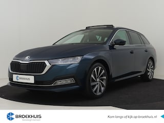 Skoda Octavia Combi 1.4 TSI iV PHEV First Edition 204pk | Panorama dak | Head up display | Canton audio | Stoel verwarming + ventilatie | Camera achter | Leder | 18"LMV
