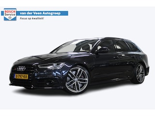 Audi A6 Avant 4.0 TFSI S6 Pro Line Plus | 451 PK | Adaptive cruise | Standkachel | Stoelverwarming / ventilatie | Sportstoelen vol leder | Trekhaak wegklapbaar | Moonlight Blue | Volledig onderhouden | Head-up display | Alcantara hemel | Panoramadak | Audi is bomvol |