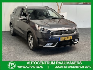 Kia Niro 1.6 GDi HYBRID DYNAMICLINE STOF/LEDER NAVIGATIE ADAPTIVE CRUISE CONTROL CLIMATE CONTROL KEYLESS GO APPLE CARPLAY/ANDROID RIJSTROOKSENSOREN ACHTERUITRIJCAMERA ZEER MOOI !! 3010