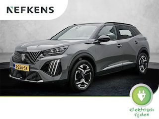 Peugeot 2008 EV GT First Edition 54 kWh 156 pk | Navigatie | Achteruitrijcamera | Accu 97% | Parkeersensoren Voor en Achter | Alcantara Bekleding | Verwarmde Sportstoelen met Massagefunctie | LED Koplampen | Keyless Start | 17" Lichtmetalen Velgen | Apple Carplay/Android Auto |