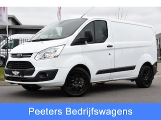 Ford Transit Custom 2.2 TDCI L1H1 Black & White Edition Cruise, Airco, Trekhaak, 100pk, 2 x Stoel, Voorruit verwarming, Uniek!