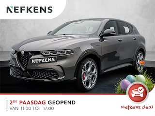 Alfa Romeo Tonale SUV Veloce Hybrid 280 pk Automaat | Navigatie | Panoramadak | Rondomzicht Camera | Lederen Bekleding | Voorstoelen Verwarmd | Verwarmd Lederen Sportstuur | Elektrische Achterklep met Sensor | Matrix LED Koplampen | Dodehoek Detectie | Adaptieve Cruise Control | 20" Lichtmetalen Velgen | Apple Carplay/Android Auto |