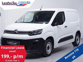 Citroën Berlingo 1.2 Pure Tech 110 pk Benzine Airco Cruise Control, DAB+, PDC achter, 2-Zits