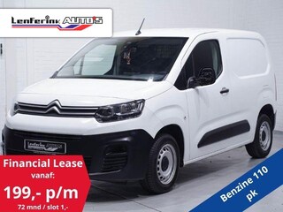 Citroën Berlingo 1.2 Pure Tech 110 pk Benzine Airco Cruise Control, DAB+, PDC achter, 2-Zits
