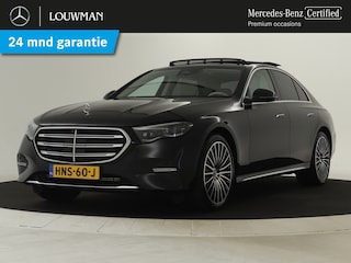 Mercedes-Benz E-klasse 300 e Exclusive Plug-In Hybride Premium | Panorama Schuifkanteldak | MBUX Superscreen | 20 Inch AMG Velgen | Digital light. Inclusief 24 maanden MB Certified garantie voor Europa.