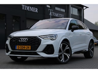 Audi Q3 45 TFSI Quattro S-Line binnen en buiten - Panoramadak - Dealer onderhouden Adaptive Cruise control - Hooglans zwarte details. 20 inch