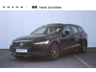 Volvo V60 T6 355PK Plug-in hybrid AWD Plus Dark | semi elektrische trekhaak | 360 camera | achterbank verwarming | Harman Kardon Audiosysteem | stuurwiel verwarming