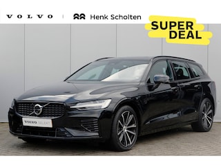 Volvo V60 T6 Plug-in hybrid AWD Plus Dark | Semi elektrische trekhaak | Panorama dak | Premium audio by Harman Kardon | Verwarmbare voorstoelen, achterbank en stuurwiel | Rondomzicht camera | Verwarmbare voorruit | Apple carplay/Android auto |