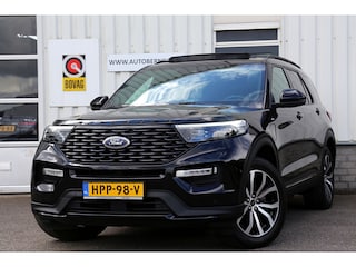 Ford Explorer 3.0 V6 EcoBoost 457PK 4WD PHEV ST-Line 7p.*Perfect onderh.*BTW*1ste Eig.*Pano/B&O/Massage/Stoelverw.V+A/Stuurverw./Stoelkoeling/ACC/Memorie/360Camera/Keyless Entry+Go/Dodehoek/Sfeer/Parkeersens.V+A/20 inch LM/VOL*