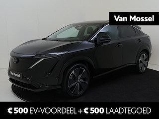 Nissan Ariya e-4ORCE 91 kWh - 305 PK Evolve AUTOMAAT | WLTP 498 km | BTW | Warmtepomp | Navigatie | Climate Control | Camera | Apple Carplay/android Auto | Parkeersensoren | Cruise control Adaptief | tot €20.000 korting