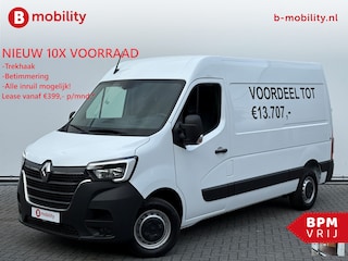 Renault Master T35 2.3 dCi 135PK L2H2 Comfort Rijklaar! NIEUW 10x VOORRAAD | Trekhaak | Betimmering | Navigatie | PDC