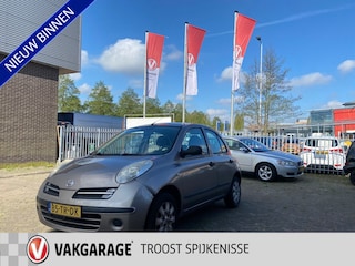 Nissan Micra 1.2 Visia, APK T/M 1/2026, Airco,Stuurbekrachting,Elektrischpakket,Trekhaak,Audio met Ipod Usb Aansluiting