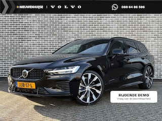 Volvo V60 2.0 T6 Plug-in hybrid AWD Ultra Dark | 20" Turbine velgen| Panoramadak | Head-up display | Sportstoelen | Harman Kardon audio | Extra getint glas