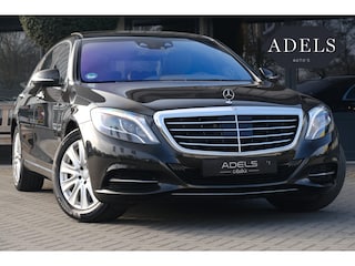 Mercedes-Benz S-klasse 500 Lang Prestige Plus Panodak Chauffeurspakket Burmester Nachtzicht 360 Camera Distronic Softclose