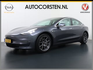 Tesla Model 3 Long Range AWD 75kWh IVOOR 463PK 18" FSD-Full Self Driving Computer Premium Audio 4wd AutoPilot Panoramadak Camera's Leer Adaptive-Cruise-Control+Stop&Go Pdc-a+v Ecc Dual-Motor Keyless Ecc Dual-Motor Keyless Stoel+Achterbank verwarming Electr.Stoelen+Memory+Easy-Entry WiFi Origineel Nederlandse auto Grootste accu Tot 16,5kwh thuis laden. Accu/Motor Garantie tot 27-12-2027 max 192.000km