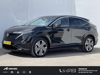 Nissan Ariya Evolve 91 kWh Cruise control adaptief / DAB / Elektrisch glazen panorama-dak / Privacy glass / Stuurwiel verwarmd / Rondomzichtcamera / Stoelverwarming voor en achter / Apple Carplay & Android Auto /