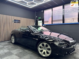 BMW 6-serie Cabrio 650i High Executive 2 Eig navi yongtimer leder Head Up Nightvision 19 Inch Bluetooth In Nieuwstaat!!!