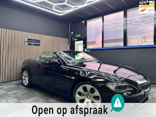 BMW 6-serie Cabrio 650i High Executive 2 Eig navi yongtimer leder Head Up Nightvision 19 Inch Bluetooth In Nieuwstaat!!!