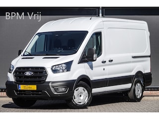 Ford Transit L2H2 2.0Tdci 130Pk | 350 | Trend | 2x Schuifdeur | Virtual Cockpit | Achteruitrijcamera | Trekhaak | Frozen White