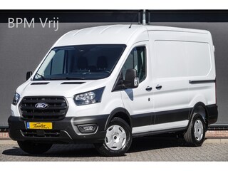Ford Transit L2H2 130Pk | 350 | 3.500Kg Trekgewicht | Trend | 2x Schuifdeur | Virtual Cockpit | Achteruitrijcamera | Trekhaak | Frozen White