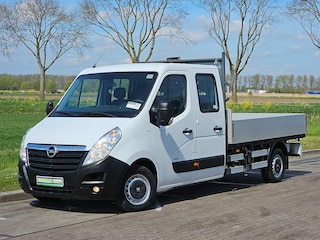 Opel Movano 2.3 CDTI L3 DC open laadbak, HIAB 029 KRAAN, airco, navi, NAP!