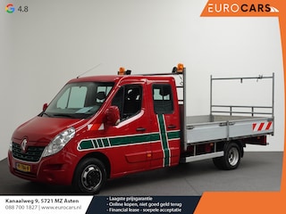Renault Master 136 PK Openlaadbak Dubbele Cabine Dubbellucht Openlaadbak Dubbellucht Airco Cruise Control Trekhaak 7 zitplaatsen