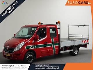 Renault Master 136 PK Openlaadbak Dubbele Cabine Dubbellucht Openlaadbak Dubbellucht Airco Cruise Control Trekhaak 7 zitplaatsen
