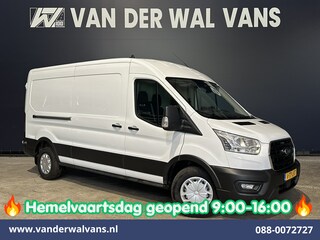 Ford Transit 2.0 TDCI 130pk L3H2 Euro6 Airco | Camera | Navigatie | Android Auto | Cruisecontrol | Parkeersensoren Stoelverwarming, Verwarmde voorruit, 2500kg trekvermogen, Bijrijdersbank