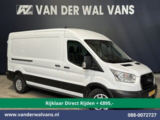 Ford Transit 2.0 TDCI 131pk L3H2 Euro6 *Rijklaar Direct Rijden* Airco | Camera | Navigatie | Android Auto | Cruisecontrol | Parkeersensoren Stoelverwarming, Verwarmde voorruit, Bijrijdersbank
