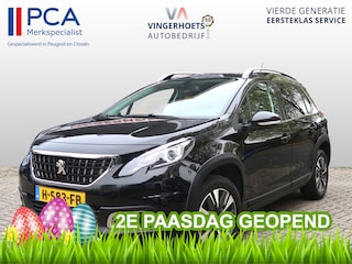 Peugeot 2008 130 Pk Benzine * Luxe Allure * Zwart * Navigatie * 1/2 Lederen Interieur * Achteruitrij Camera & Parkeer Sensoren * Climate & Cruise Control * Vingerhoets; Vierde Generatie Eersteklas Service !