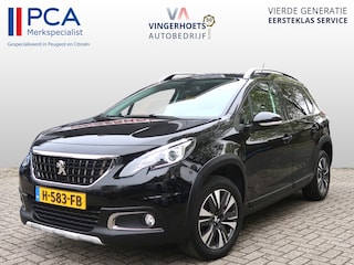 Peugeot 2008 130 Pk Benzine * Luxe Allure * Zwart * Navigatie * 1/2 Lederen Interieur * Achteruitrij Camera & Parkeer Sensoren * Climate & Cruise Control * Vingerhoets; Vierde Generatie Eersteklas Service !