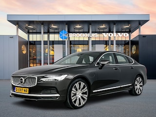 Volvo S90 T8 Recharge AWD Ultimate Bright | 20" | Luchtvering | Bowers & Wilkins | 360 Camera | Head-up | Elektr. verst .stoelen | Schuifdak | Stoel/stuur/achterbankverwarming | Adaptieve cruise | BLIS
