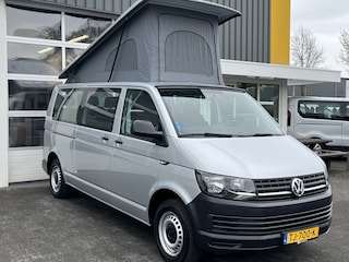 Volkswagen Transporter Kombi Camper 2.0 TDI L2H1 9-persoons Zelfbouw camper incl. "camproof slaaphefdak" airco 2-2-2-3 opstelling Bus camper Camper