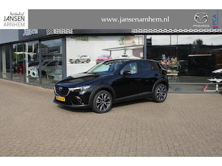 Mazda CX-3 2.0 SkyActiv-G 121 Luxury , Automaat, Wit Leder, Navi, Apple Carplay, Clima, Cruise, LMV 18 Inch, Stoelverwarming